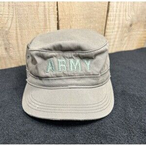 Army Cadet Style Hat/Cap District Olive Green Strapback Adjustable